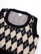 Миниатюра изображения товара Жилет детский Amarobaby Knit Romb / AB-OD23-KNIT10R/0903-140 (черный/бежевый, р.140)