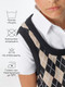 Миниатюра изображения товара Жилет детский Amarobaby Knit Romb / AB-OD23-KNIT10R/0903-140 (черный/бежевый, р.140)