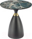 Миниатюра изображения товара Журнальный столик Halmar Morena (зеленый мрамор/черный/золотой)