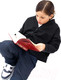Миниатюра изображения товара Кардиган детский Amarobaby Study Hop / AB-OD23-SH19/09-152 (черный, р.152)
