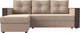 Миниатюра изображения товара Диван угловой Лига Диванов Валенсия Лайт левый (велюр бежевый)