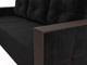 Миниатюра изображения товара Диван угловой Лига Диванов Валенсия Лайт левый (велюр черный)