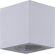 Миниатюра изображения товара Бра уличное INhome НБУ CUBE-1хGU10-WH / 4690612044736