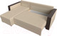 Миниатюра изображения товара Диван угловой Лига Диванов Валенсия Лайт левый (экокожа бежевый)