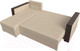 Миниатюра изображения товара Диван угловой Лига Диванов Валенсия Лайт левый (экокожа бежевый)