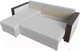Миниатюра изображения товара Диван угловой Лига Диванов Валенсия Лайт левый (экокожа белый)