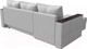 Миниатюра изображения товара Диван угловой Лига Диванов Валенсия Лайт левый (экокожа белый)