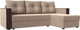 Миниатюра изображения товара Диван угловой Лига Диванов Валенсия Лайт правый (велюр бежевый)