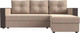 Миниатюра изображения товара Диван угловой Лига Диванов Валенсия Лайт правый (велюр бежевый)