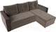 Миниатюра изображения товара Диван угловой Лига Диванов Валенсия Лайт правый (велюр коричневый)