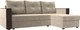 Миниатюра изображения товара Диван угловой Лига Диванов Валенсия Лайт правый (микровельвет бежевый)