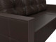 Миниатюра изображения товара Диван угловой Лига Диванов Валенсия Лайт правый (экокожа коричневый)
