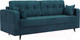 Миниатюра изображения товара Диван Mebel-Ars Снеп (бархат сине-зеленый Star Velvet 43 Black Green)