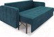 Миниатюра изображения товара Диван Mebel-Ars Снеп (бархат сине-зеленый Star Velvet 43 Black Green)