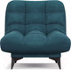 Миниатюра изображения товара Кресло-кровать Mebel-Ars Арно (бархат сине-зеленый Star Velvet 43 Black Green)