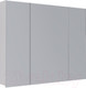 Миниатюра изображения товара Шкаф с зеркалом для ванной LEMARK Universal 100 / LM100ZS-U (белый глянец)