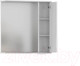 Миниатюра изображения товара Шкаф с зеркалом для ванной Volna Adel 70 R (белый)