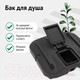 Миниатюра изображения товара Бак для дачного душа Rostok Ok с лейкой / 2014.0200.899.000 (200л, черный)
