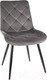 Миниатюра изображения товара Стул Signal Ralph Velvet (Bluvel 14 серый/черный)