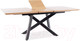 Миниатюра изображения товара Обеденный стол Signal Capitol раскладной 160-200x90 (дуб/черный)