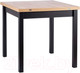 Миниатюра изображения товара Обеденный стол Signal Flip раскладной 80-160x80x78 (дуб артизан/черный)