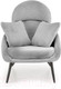 Миниатюра изображения товара Кресло мягкое Halmar Merry (серый)