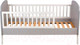 Миниатюра изображения товара Детская кроватка Polini Kids Mirum 2000 / 0003148-51 (серый/белый)