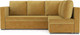 Миниатюра изображения товара Диван угловой Mebel-Ars Мансберг (Cabrio 27 желтый)
