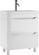 Миниатюра изображения товара Тумба под умывальник Айсберг Bazis 70 Ева В2 DA5907T (с двумя ящиками)