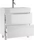 Миниатюра изображения товара Тумба под умывальник Айсберг Bazis 80 Ева В2 DA5908T (с двумя ящиками)