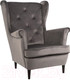 Миниатюра изображения товара Кресло мягкое Signal Lady Velvet (Bluvel 14 серый/венге)