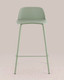 Миниатюра изображения товара Стул барный Stool Group Mist полубарный (серо-зеленый)