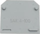 Миниатюра изображения товара Заглушка для клеммной колодки HLT Electric JXB35-50А / 081-23-98 (100шт)