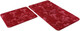 Миниатюра изображения товара Набор ковриков для ванной и туалета Shahintex Vintage 60x100+60x50 (вишневый 01)