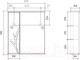 Миниатюра изображения товара Шкаф с зеркалом для ванной Volna Adel 60 L (белый)