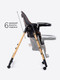 Миниатюра изображения товара Стульчик для кормления Amarobaby Elegant / AB23-23EL/09 (черный)