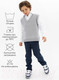 Миниатюра изображения товара Жилет детский Amarobaby Pure Love School New / AB-OD23-PLSN1001/11-134 (серый, р.134-140)