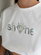 Миниатюра изображения товара Топ детский Amarobaby Shine / AB-OD23-SH2701/33-146 (молочный, р.146)