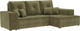 Миниатюра изображения товара Диван угловой Mebel-Ars Монреаль правый (Cabrio 29 зеленый)
