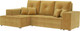 Миниатюра изображения товара Диван угловой Mebel-Ars Монреаль левый (Cabrio 27 желтый)