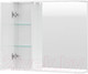Миниатюра изображения товара Шкаф с зеркалом для ванной Volna Joli 80 L (белый)
