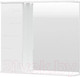 Миниатюра изображения товара Шкаф с зеркалом для ванной Volna Joli 80 L (белый)