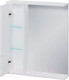 Миниатюра изображения товара Шкаф с зеркалом для ванной Volna Lake 60 L (белый)