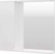 Миниатюра изображения товара Шкаф с зеркалом для ванной Volna Lake 80 L (белый)