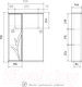 Миниатюра изображения товара Шкаф с зеркалом для ванной Volna Adel 50 L (белый)