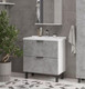 Миниатюра изображения товара Тумба с умывальником Volna Twing 70.2Y бетон Миранда 70 (напольная)