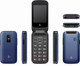 Миниатюра изображения товара Мобильный телефон F+ Flip 280 (синий)