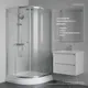 Миниатюра изображения товара Душевой уголок Saniteco SN-1001W (100x100)