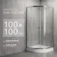 Миниатюра изображения товара Душевой уголок Saniteco SN-1001W (100x100)