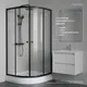 Миниатюра изображения товара Душевой уголок Saniteco SN-801B (80x80)